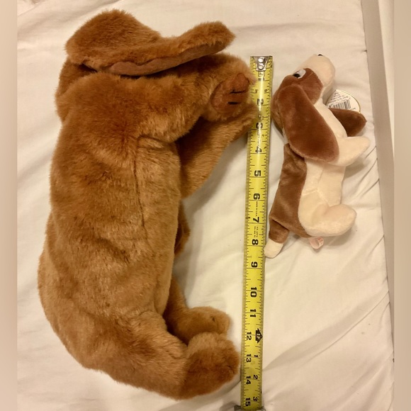 Ty Droopy plush & Tracker beanie baby pair 🐶 - Picture 4 of 12